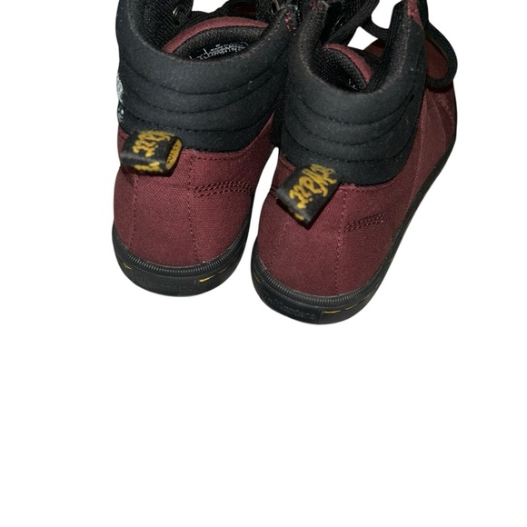 DR. MARTENS ROZARYA WOMEN'S CANVAS CASUAL BOOTS size 7 burgundy - Picture 6 of 6